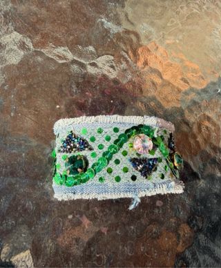 Braccialetto Donna Cristalli FATTO A MANO