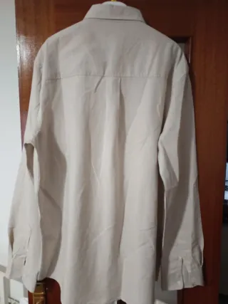 Camisa Zara L Beige