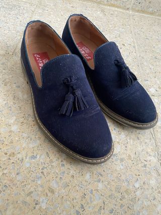 Zapatos de hombre azul