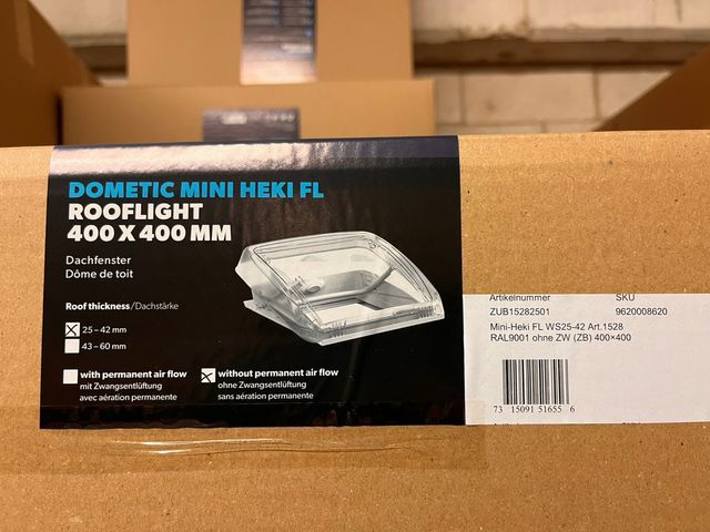 Cúpula Dometic Mini Heki 40x40