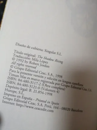 Lote de 4 libros de ciencia ficción