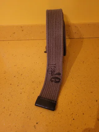 Cinturón de tela con anillas talla 100