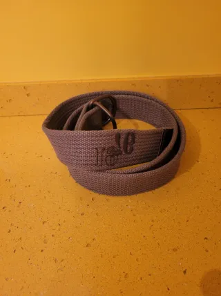 Cinturón de tela con anillas talla 100