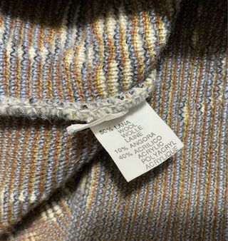 Maglione lana angora vintage jacquard