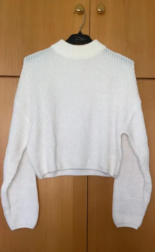 Jersey H&M Blanco Talla S