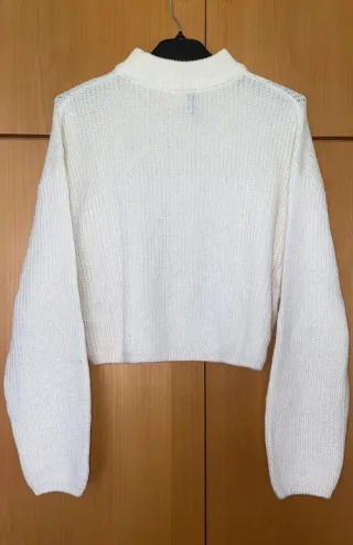 Jersey H&M Blanco Talla S