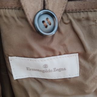 Giacca Zegna Pelle Marrone Uomo