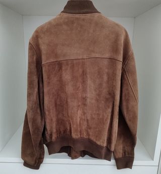 Giacca Zegna Pelle Marrone Uomo
