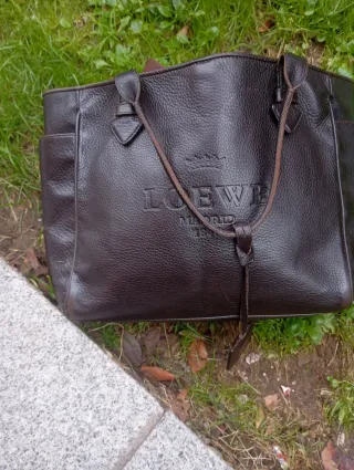 Bolso Loewe Marrón Piel