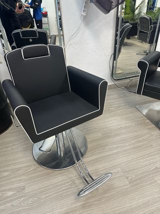 Sillón Barbero/Estética Negro