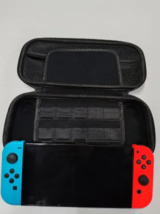 Nintendo Switch OLED Blu/Rosso + GIOCHI