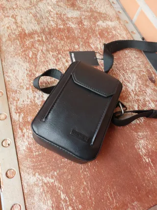 Bolso bandolera hombre Pull&Bear negro