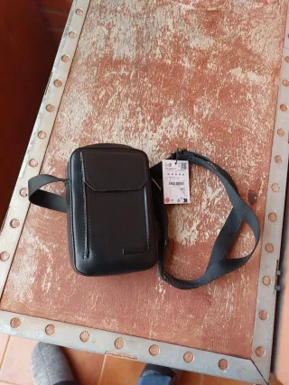 Bolso bandolera hombre Pull&Bear negro