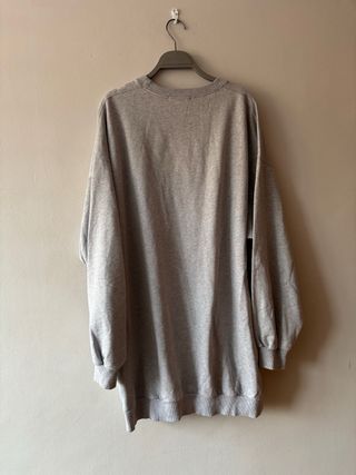 Sudadera oversize Gris Pull&Bear Talla S