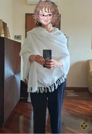 Sciarpa calda e morbida