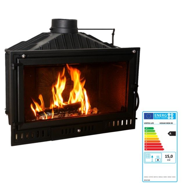 Hogar Estufa de Lena 90 - 1