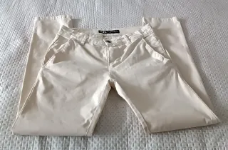 Pantalón chino Zara Man crudo talla 36
