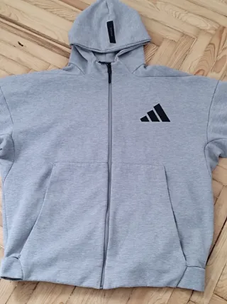 Sudadera Adidas Hombre Gris Talla L
