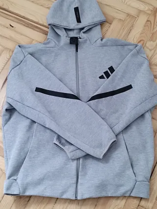 Sudadera Adidas Hombre Gris Talla L