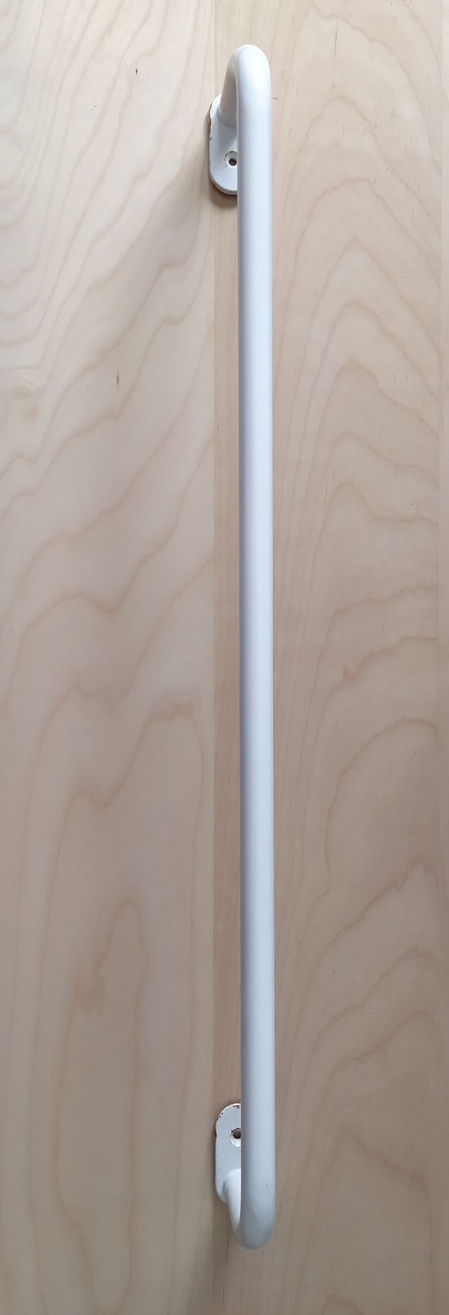 Porta asciugamani a barra in metallo bianco