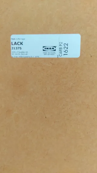 Tavolino Ikea Lack 55x55 cm