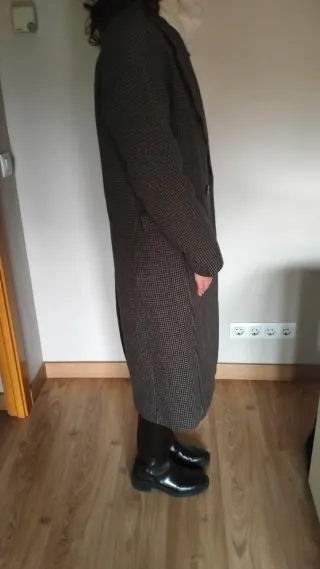 Abrigo Zara cuadros Vichy