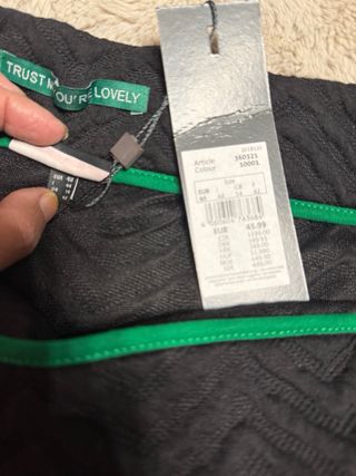 Falda negra Street One talla 40