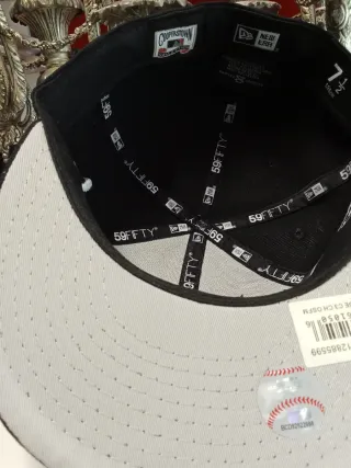 Gorra New Era 59Fifty Negro Talla 7.1/2.