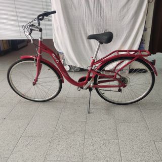 Bicicleta de paseo Monty roja