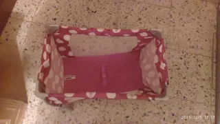 Cuna plegable para muñecas
