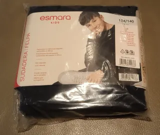 Sudadera azul marino talla 134/140 (8-10 años)