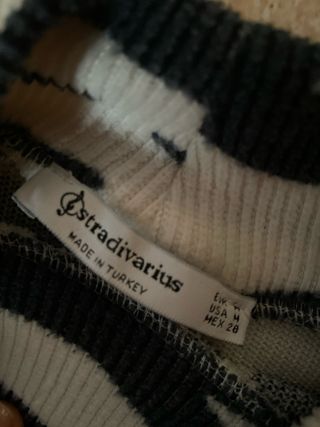 Jersey Stradivarius estampado cebra