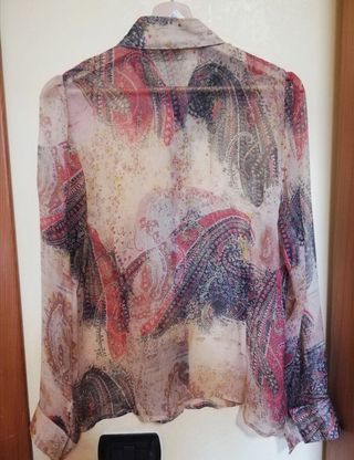 Camicia vintage fantasia paisley taglia unica