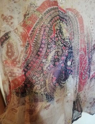 Camicia vintage fantasia paisley taglia unica