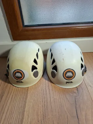 2 Cascos Petzl escalada/vía ferrata/barrancos