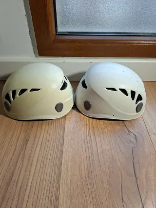 2 Cascos Petzl escalada/vía ferrata/barrancos