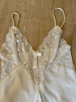 Camisón Noche Blanco Encaje