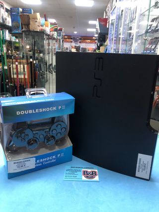 Consola PS3 Slim Mando y Cableado