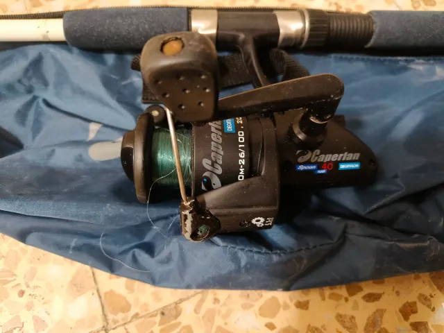 Caña Pescar Caperlan Decathlon con funda