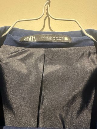 Traje de chico azul marino Zara