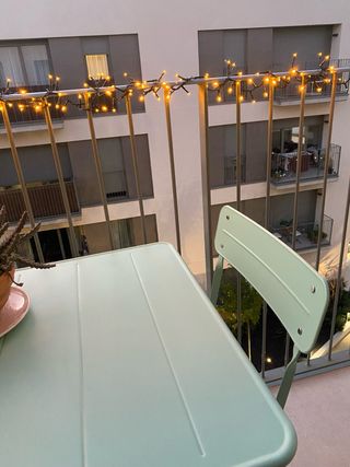 Mesa y 2 Sillas para balcón de Ikea