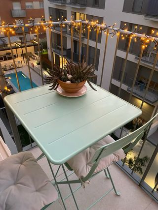 Mesa y 2 Sillas para balcón de Ikea