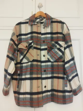 Chaqueta Zara cuadros