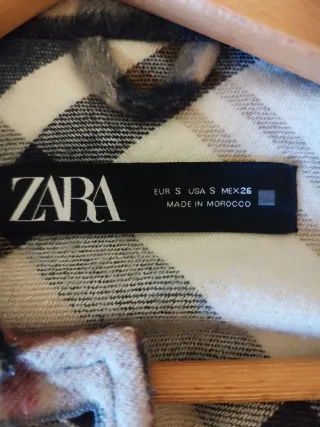 Chaqueta Zara cuadros