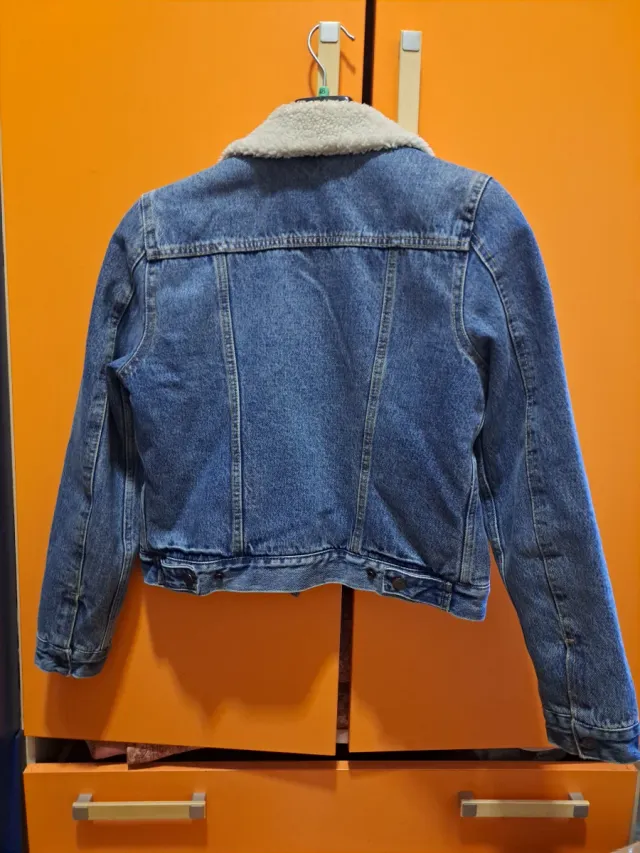 Giacca Levi's denim foderata blu taglia S Woman