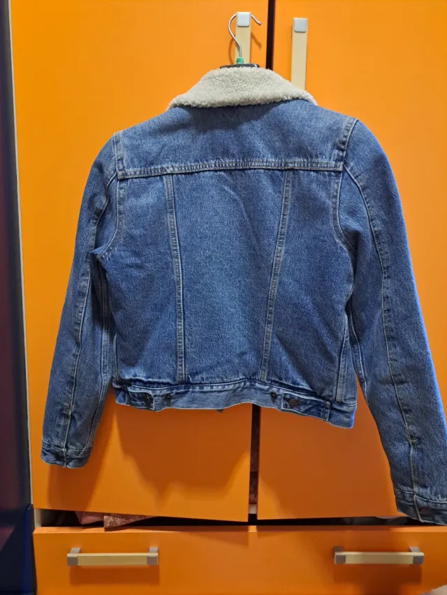 Giacca Levi's denim foderata blu taglia S Woman