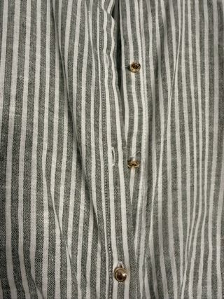 Blusa Zara Rayas Verdes Talla M