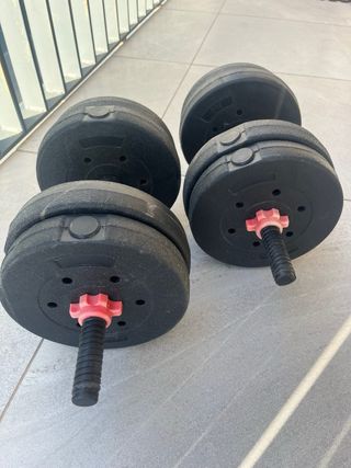 Panca multifunción ISE con barra y pesas