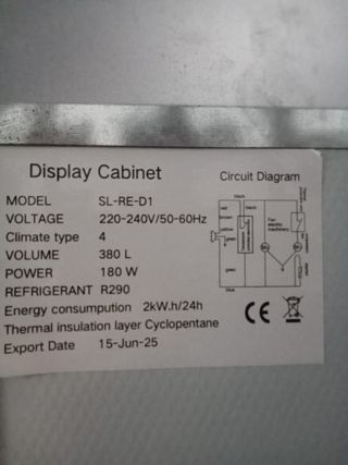 Nevera de Bebidas Nueva