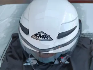 Casco Moto Jet Niño Blanco Talla S.